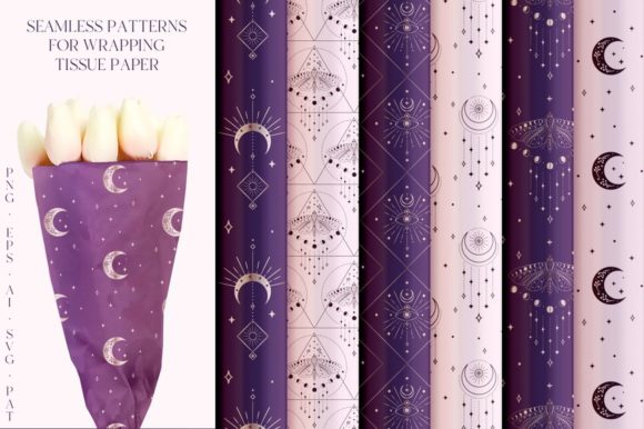 Abstract Seamless Background Patterns for Creative Expression