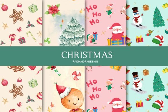 Christmas Patterns Bundle: A Creative Resource for Holiday Projects