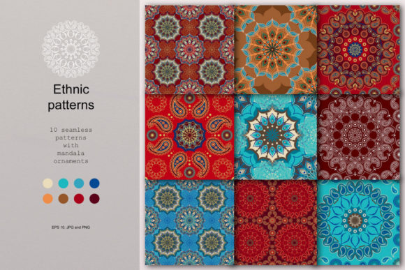 Ethnic Seamless Patterns