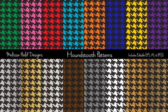 Houndstooth Background Patterns: A Versatile Design Element for Creative Projects