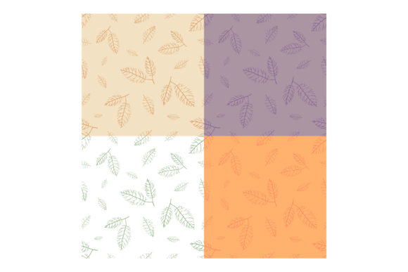 Patterns with Streaked with Dry Leaves