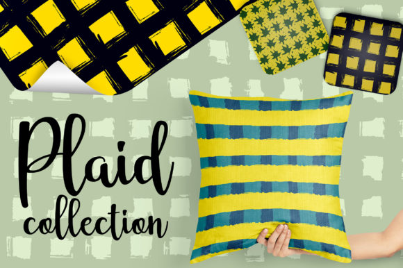 Plaid Collection of Seamless Patterns