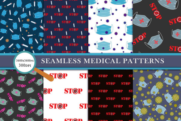 Seamless Medical Patterns for Creative Projects