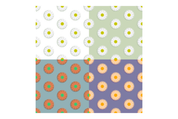 Seamless Patterns with Chamomile: A Versatile Design Element