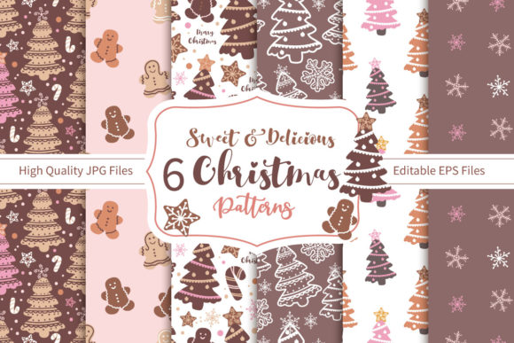 Sweet Delicious Christmas Patterns: A Creative Resource for Modern Designers
