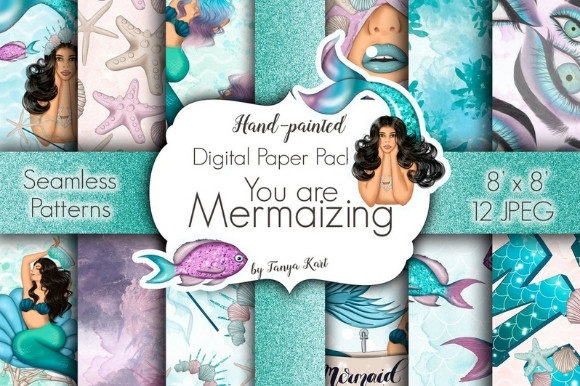You're Mermaizing Patterns: A Creative Digital Resource for Designers and Artists